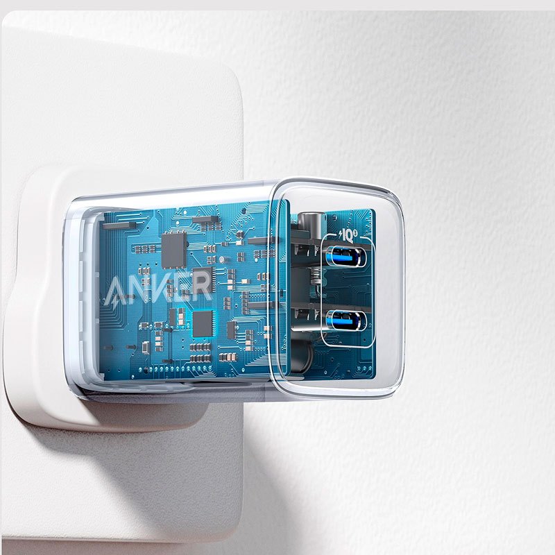 شارژر دیواری فست شارژ Anker Nano Pro 521 A2038 2Port 3A PD 40W