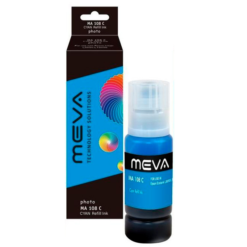 جوهر پرینتر Meva MA-108 70ml بسته 6 عددی