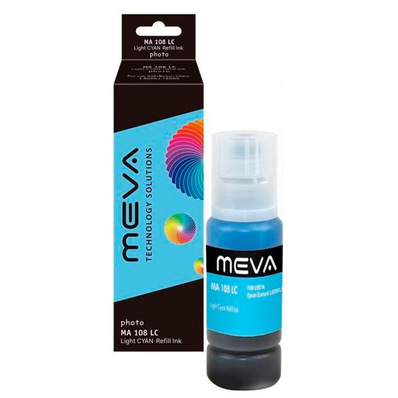 جوهر پرینتر Meva MA-108 70ml بسته 6 عددی