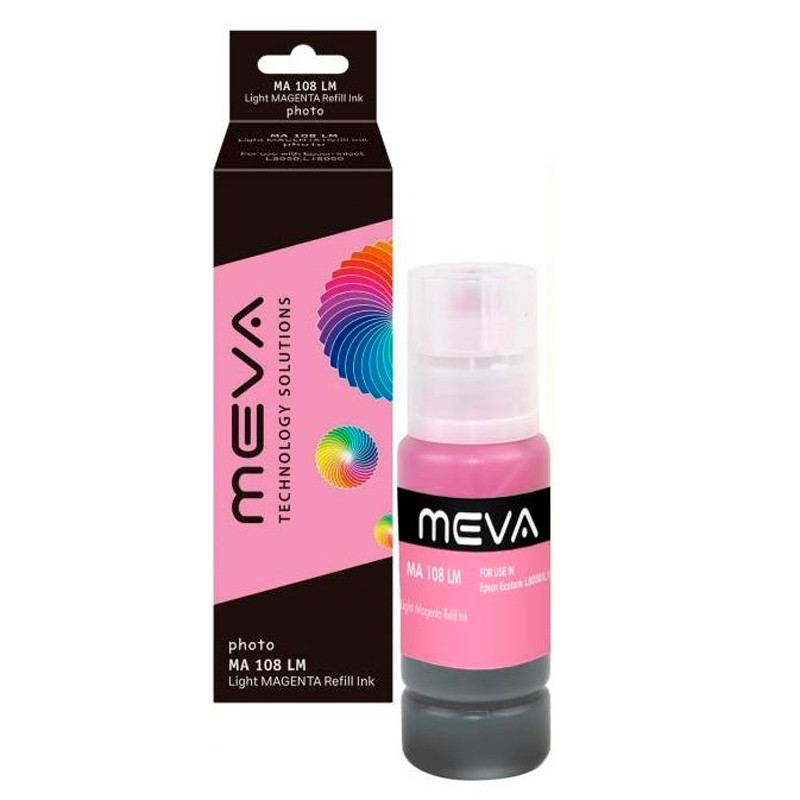 جوهر پرینتر Meva MA-108 70ml بسته 6 عددی