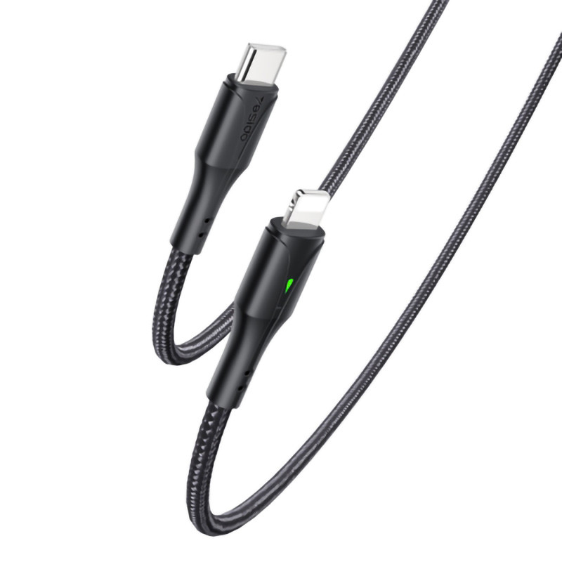 کابل تبدیل فست شارژ Yesido CA99 Type-C To Lightning PD 20W 1.2m