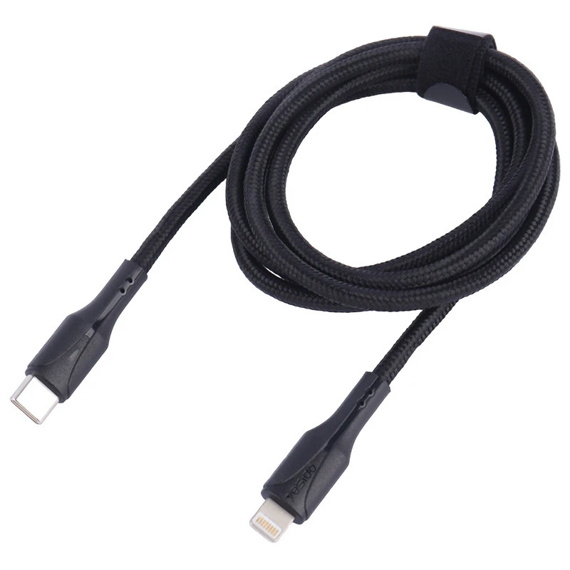 کابل تبدیل فست شارژ Yesido CA99 Type-C To Lightning PD 20W 1.2m