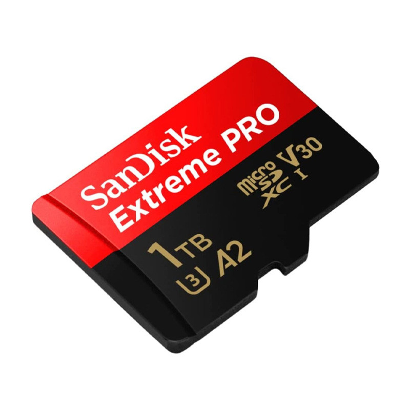 رم میکرو 1 ترابایت سن دیسک SanDisk Extreme Pro V30 U3 A2 C10 200MB/s + خشاب