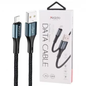 کابل میکرو یو اس بی فست شارژ Yesido CA93 2.4A VOOC QC PD 1.2m