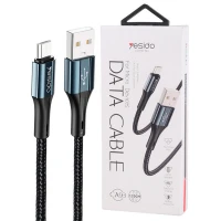 کابل میکرو یو اس بی فست شارژ Yesido CA93 2.4A VOOC QC PD 1.2m