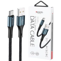 کابل تایپ سی فست شارژ Yesido CA93 2.4A VOOC QC PD 1.2m