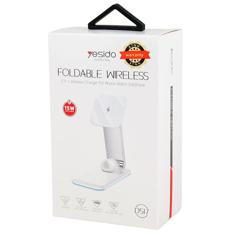 شارژر بی سیم فست شارژ Yesido DS17 15W