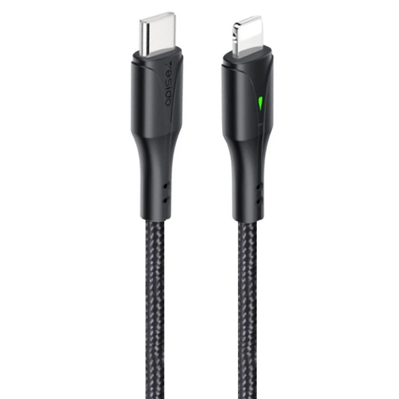 کابل تبدیل فست شارژ Yesido CA99 Type-C To Lightning PD 20W 1.2m