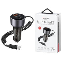 شارژر فندکی فست شارژ Yesido Y56 3A QC3.0 PD 60W 0