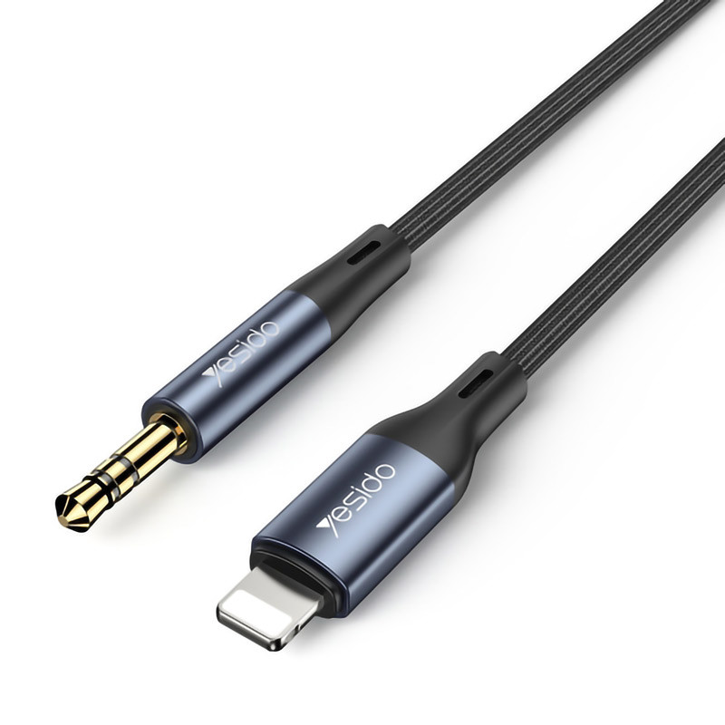کابل تبدیل Yesido YAU35 Lightning To AUX 1m