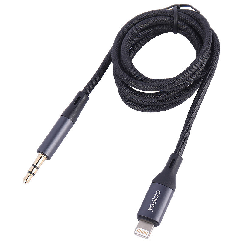 کابل تبدیل Yesido YAU35 Lightning To AUX 1m