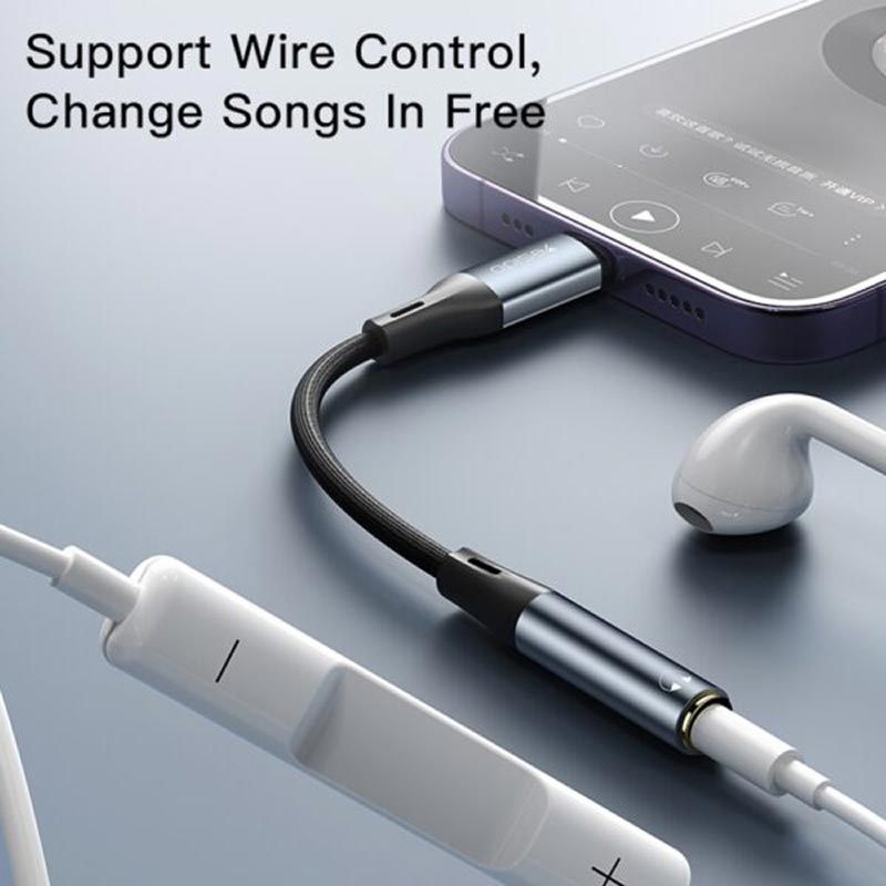 کابل تبدیل Yesido YAU37 Lightning To AUX