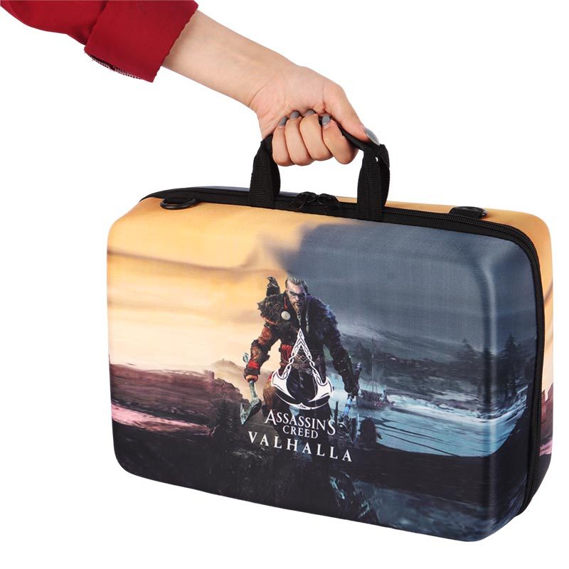 کیف کنسول بازی PS5 Slim طرح Assassins Creed Valhalla