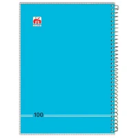 دفتر سیمی 100 برگ طرح رنگی نهال آلما کد 7184