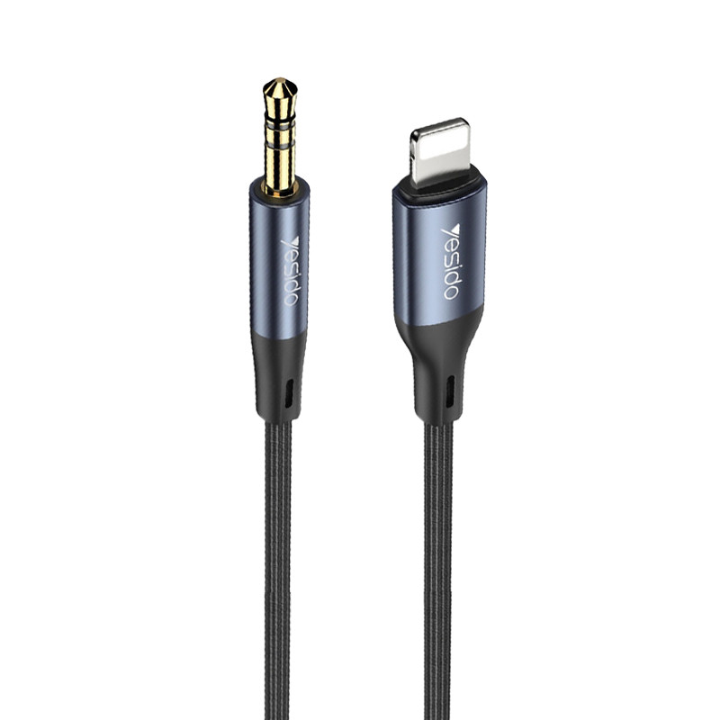 کابل تبدیل Yesido YAU35 Lightning To AUX 1m