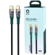 کابل تبدیل فست شارژ Green Lion Transparent Type-C To Type-C 60W 1m