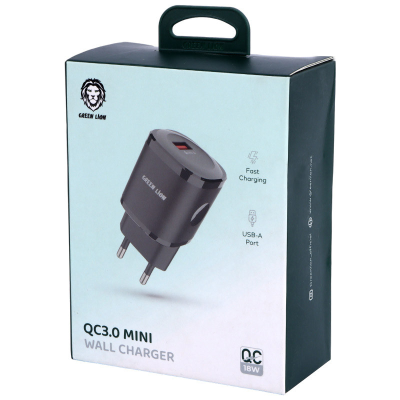 کلگی فست شارژ Green Lion GL-WC09 QC3.0 3A 18W