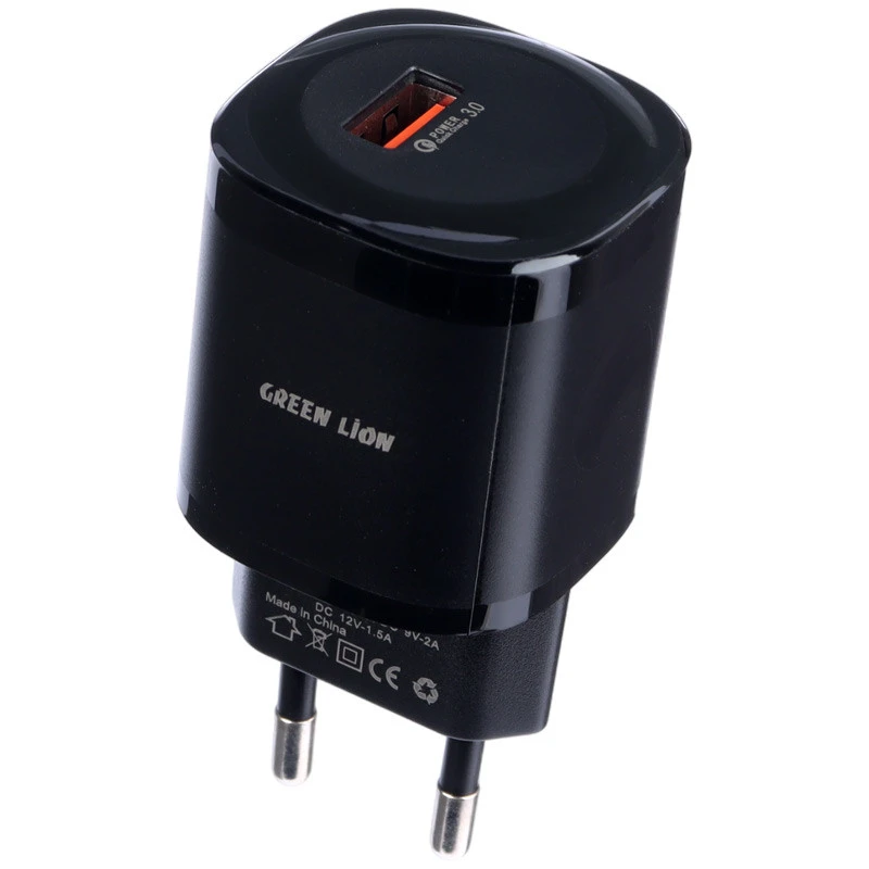 کلگی فست شارژ Green Lion GL-WC09 QC3.0 3A 18W