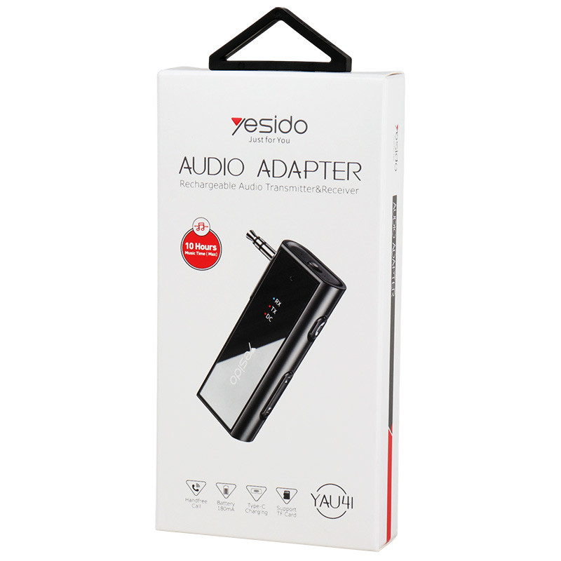 دانگل بلوتوث خودرو شارژی Yesido YAU41 AUX