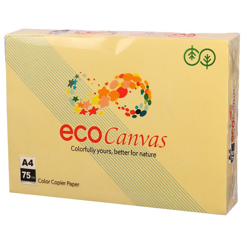 کاغذ A4 رنگی Eco Canvas 75g بسته 500 عددی