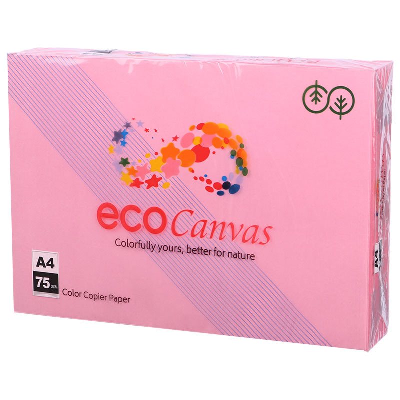 کاغذ A4 رنگی Eco Canvas 75g بسته 500 عددی