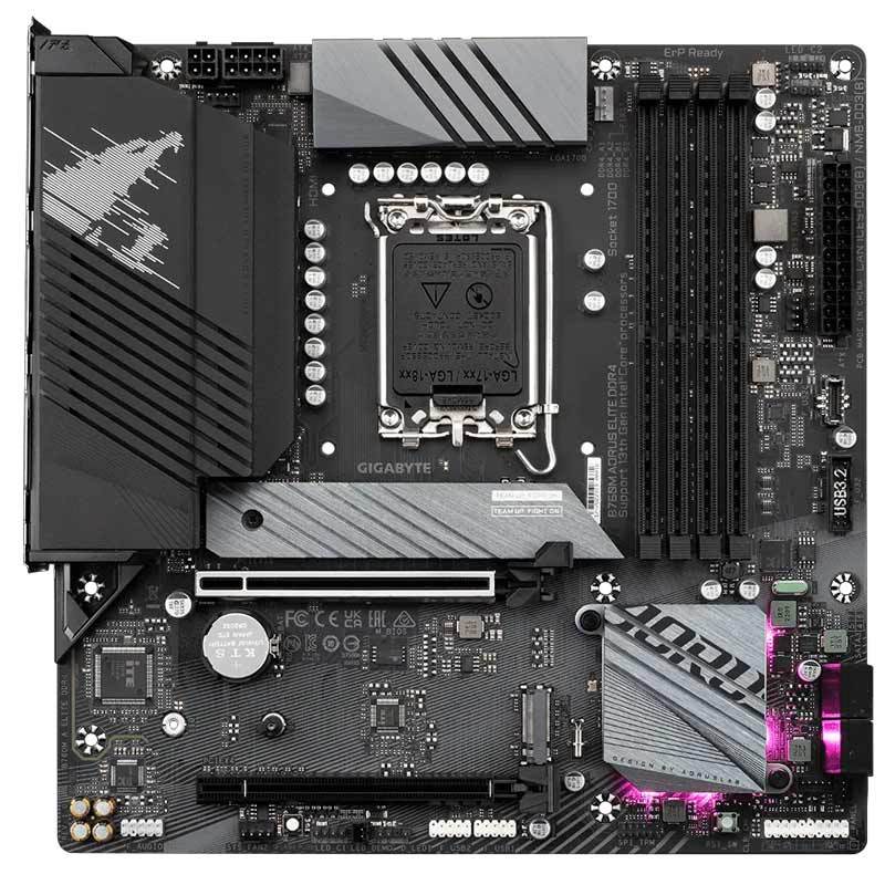 مادربرد گیگابایت B760M Aorus Elite rev.1.0 DDR4