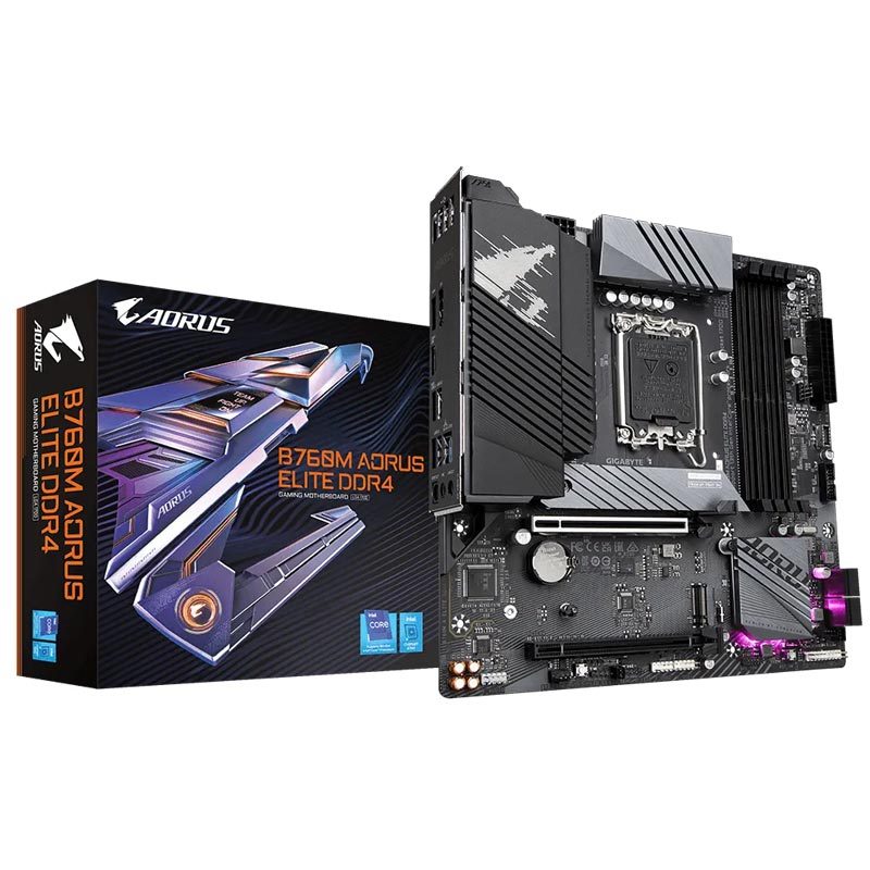 مادربرد گیگابایت B760M Aorus Elite rev.1.0 DDR4