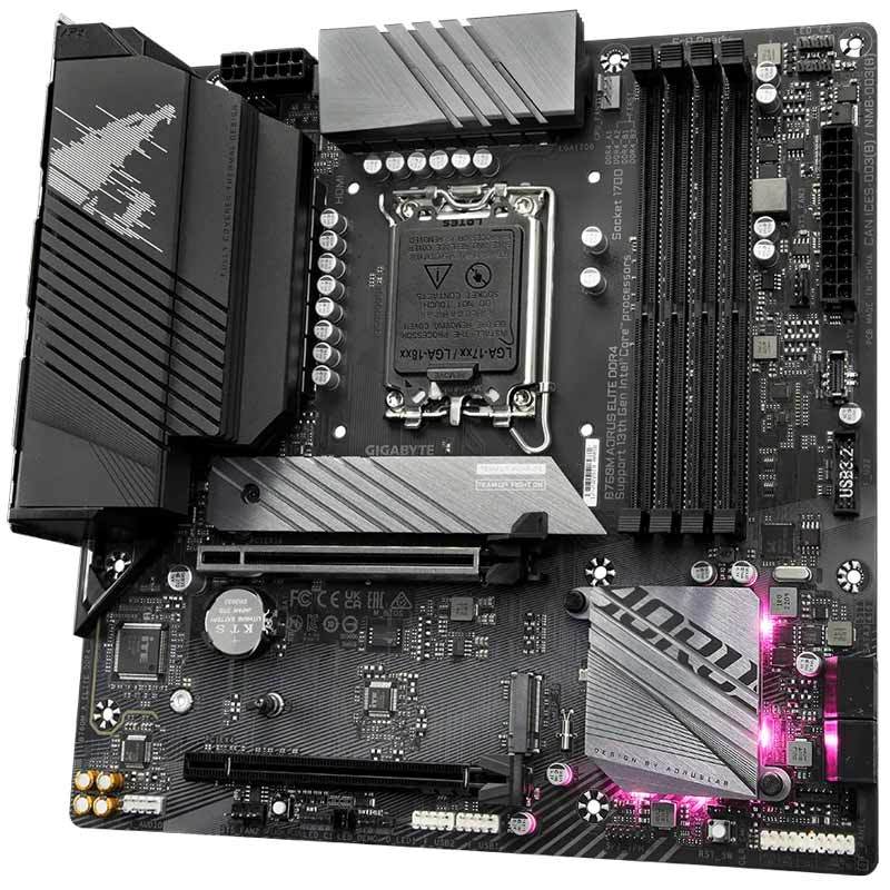 مادربرد گیگابایت B760M Aorus Elite rev.1.0 DDR4