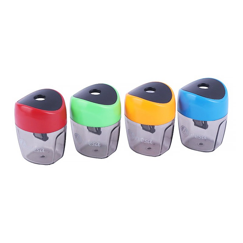 تراش پلاستیکی مخزن دار Beresa B9011 بسته 12 عددی