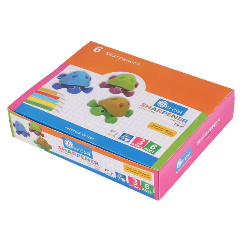 تراش پلاستیکی Beresa B9008 بسته 6 عددی