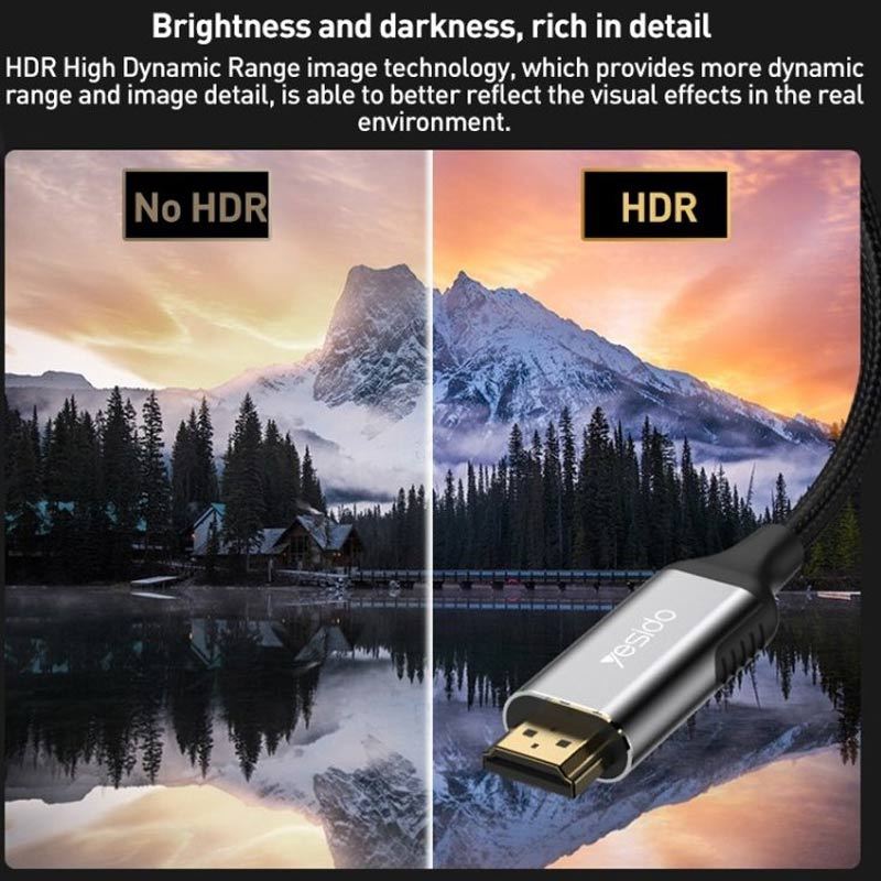 کابل Yesido HM11 HDMI 8K 1.8m