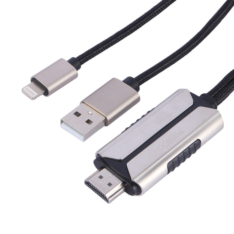 کابل تبدیل Yesido HM12 Lightning to HDMI 2m