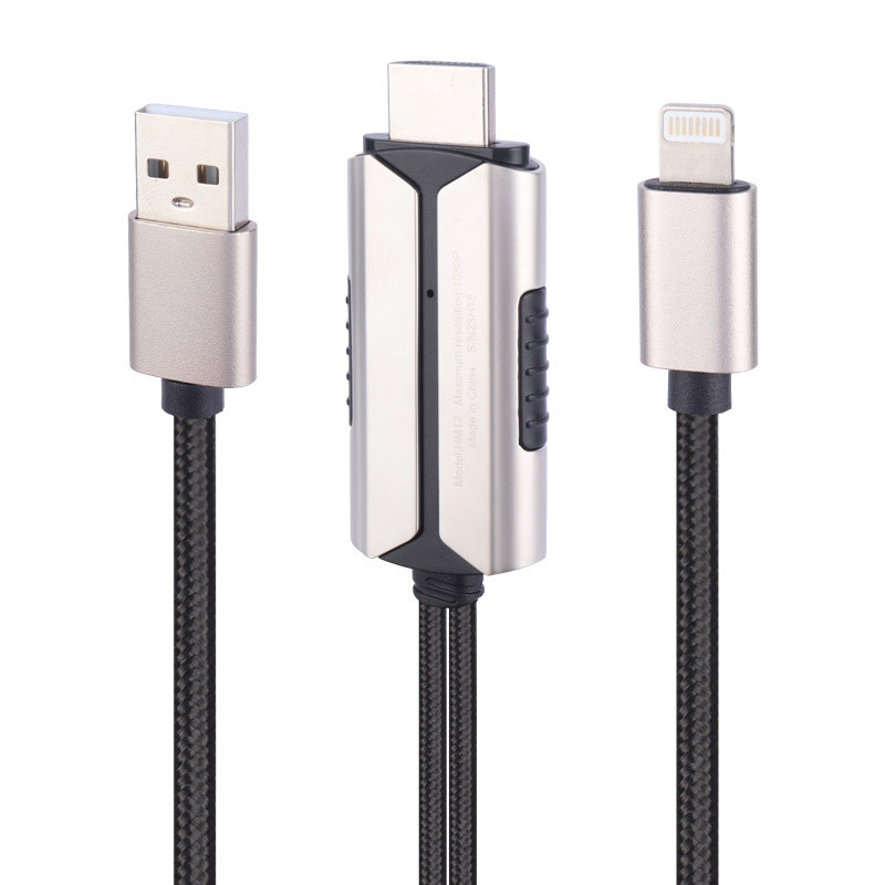 کابل تبدیل Yesido HM12 Lightning to HDMI 2m