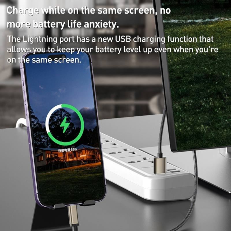 کابل تبدیل Yesido HM12 Lightning to HDMI 2m