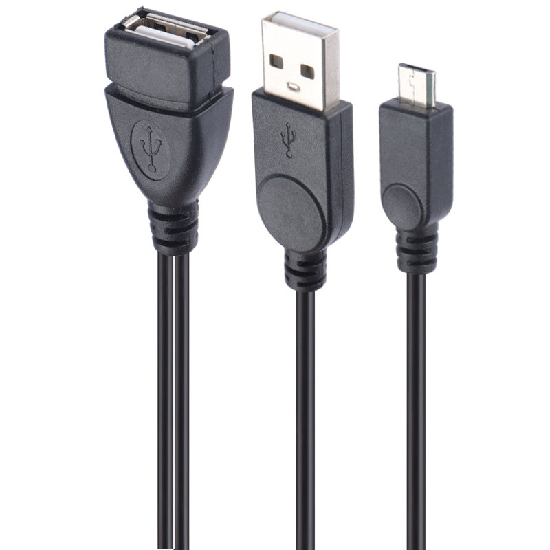 کابل افزایش طول USB/MicroUSB To USB 30cm