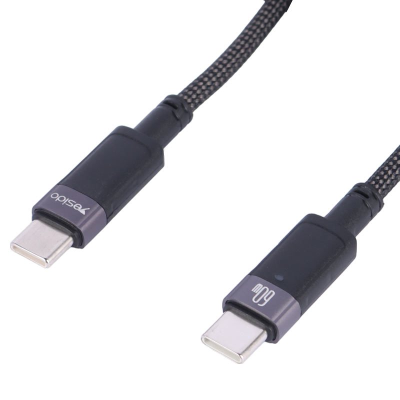 کابل تبدیل فست شارژ Yesido CA160 Type-C To Type-C PD 60W 1.2m