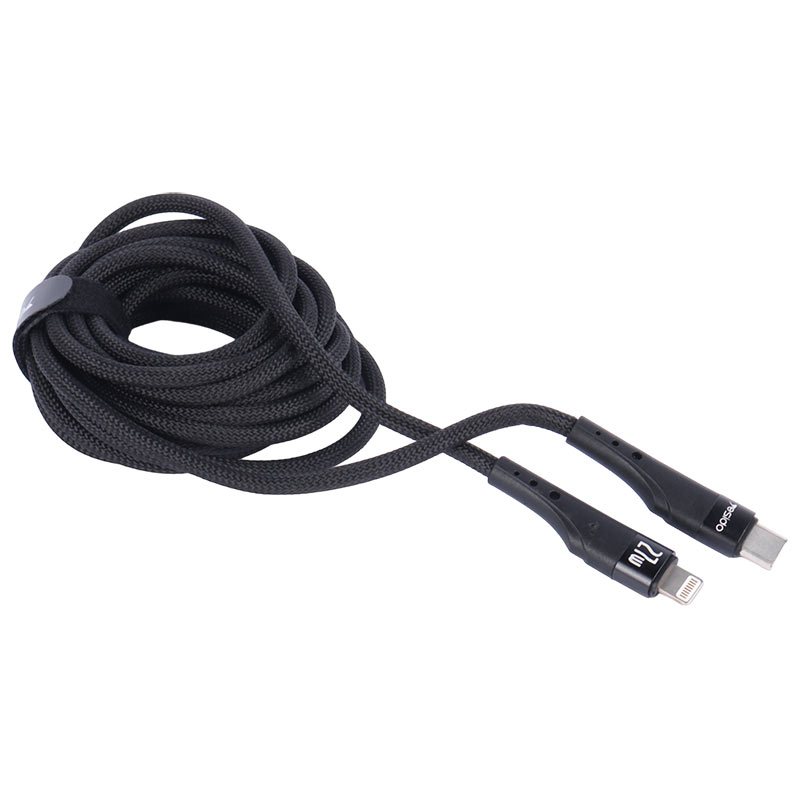 کابل تبدیل فست شارژ Yesido CA115 Type-C To Lightning PD 27W 3m