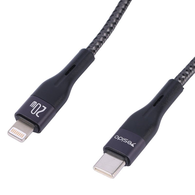کابل تبدیل فست شارژ Yesido CA155 Type-C To Lightning PD 20W 1m