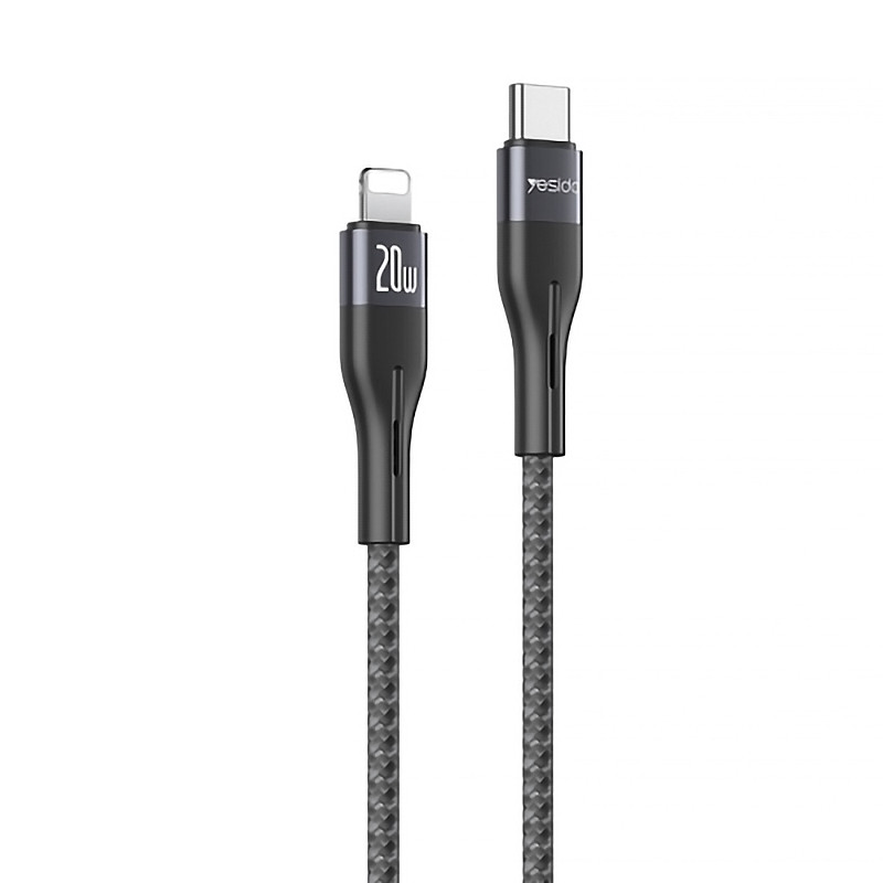 کابل تبدیل فست شارژ Yesido CA155 Type-C To Lightning PD 20W 1m