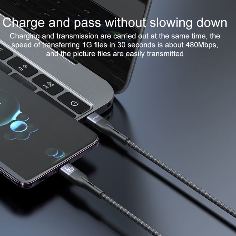 کابل تبدیل فست شارژ Yesido CA155 Type-C To Lightning PD 20W 1m