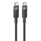 کابل تبدیل فست شارژ Yesido CA160 Type-C To Type-C PD 60W 1.2m