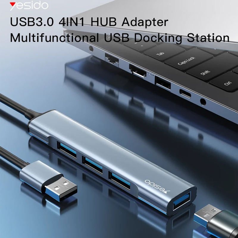 هاب 4 پورت USB3.0 یسیدو HB18