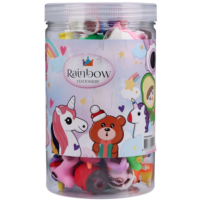 تراش سیلیکونی Rainbow RB-321 بسته 50 عددی