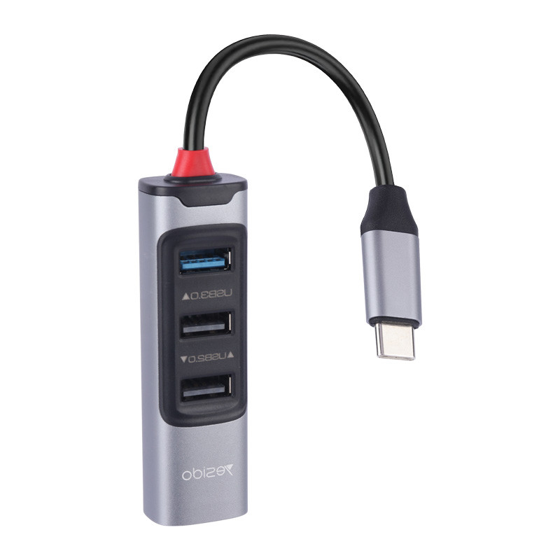 هاب Yesido HB24 Type-C To USB2.0/USB3.0/MINI DP/Type-C PD 5Port
