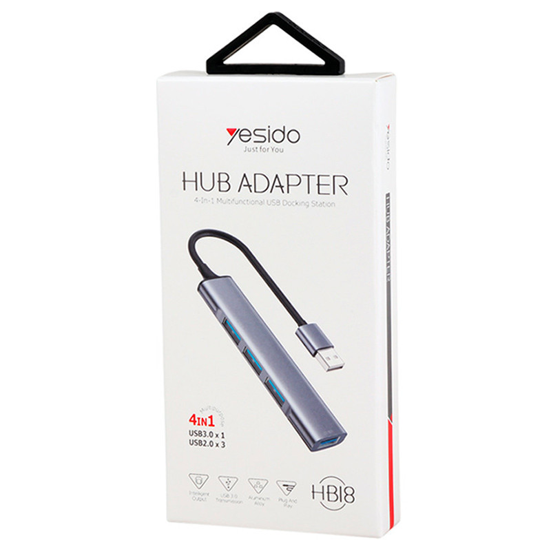 هاب 4 پورت USB3.0 یسیدو HB18
