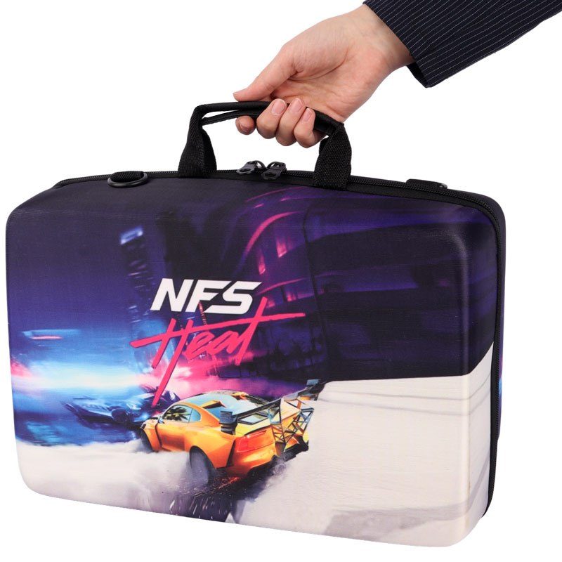 کیف کنسول بازی PS5 Slim طرح Need for Speed Heat