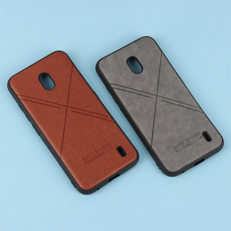 قاب ساده سیلیکونی چرمی Nokia 2.2