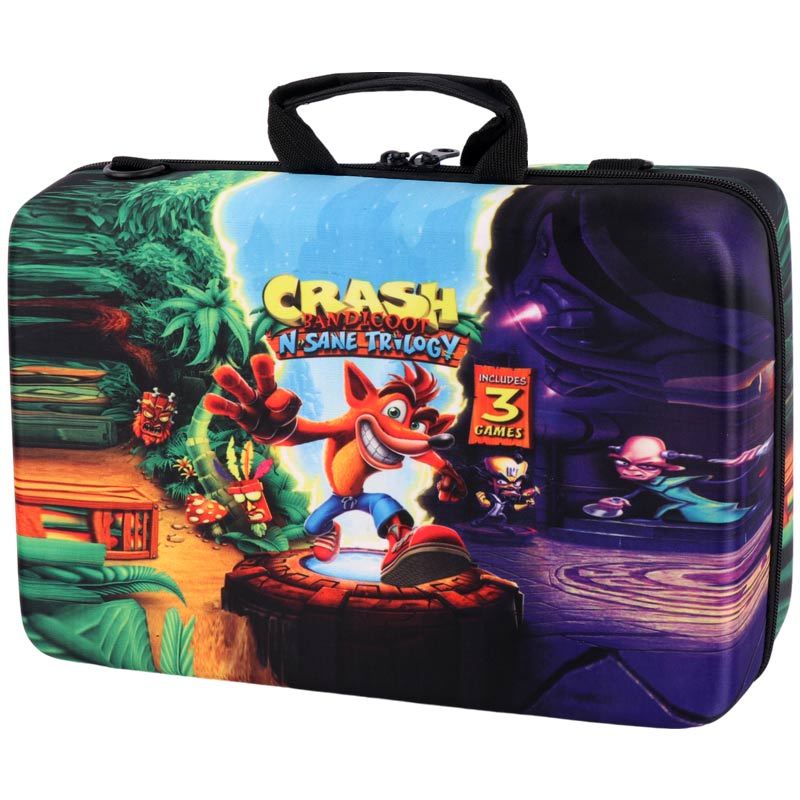 کیف کنسول بازی PS5 Slim طرح Crash Bandicoot