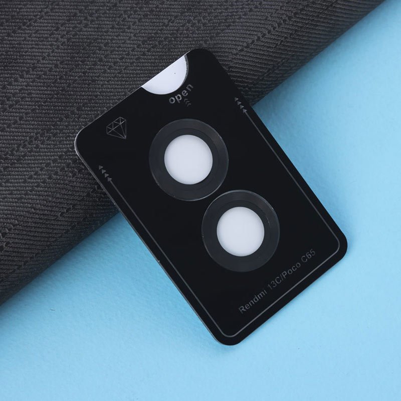 گلس لنز شابلون دار Xiaomi Redmi 13C / Poco C65