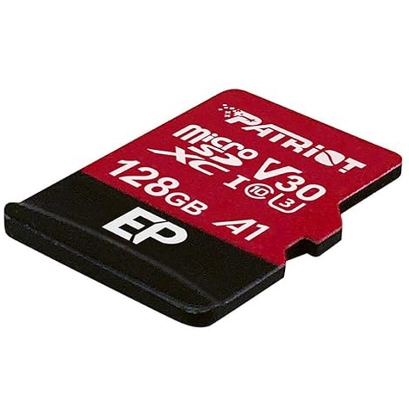 رم میکرو 128 گیگ پاتریوت Patriot EP A1 V30 U3 C10 100MB/s + خشاب